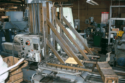 3-1/8" TOS HORIZONTAL BORING MILL MODEL #WH80