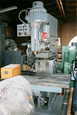 JOHANSSON 3' X 12" RADIAL ARM DRILL