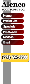 Alenco Tool Supply 773-725-5700  toll free 1-800-5-ALENCO
